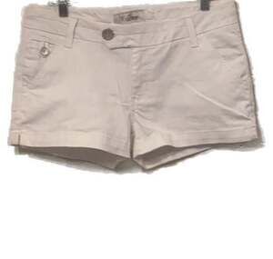 Guess Women’s Y2K White Cotton Blend Shorts Size 30 Inseam 2’